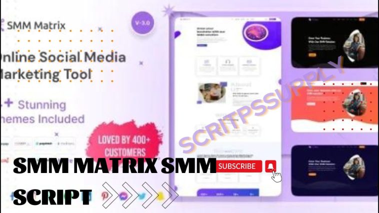 No1 SMM Panel Script The SMM Matrix V3 - [Nulled]